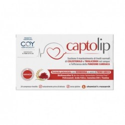 Captolip 24 Compresse - Integratore per colesterolo e trigliceridi