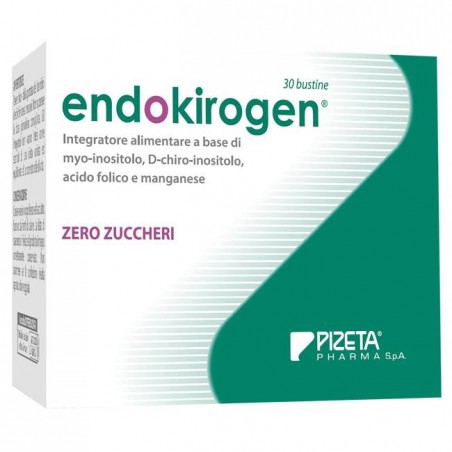 PIZETA PHARMA - Endokirogen 30 Bustine - Integratore alimentare trattamento acne