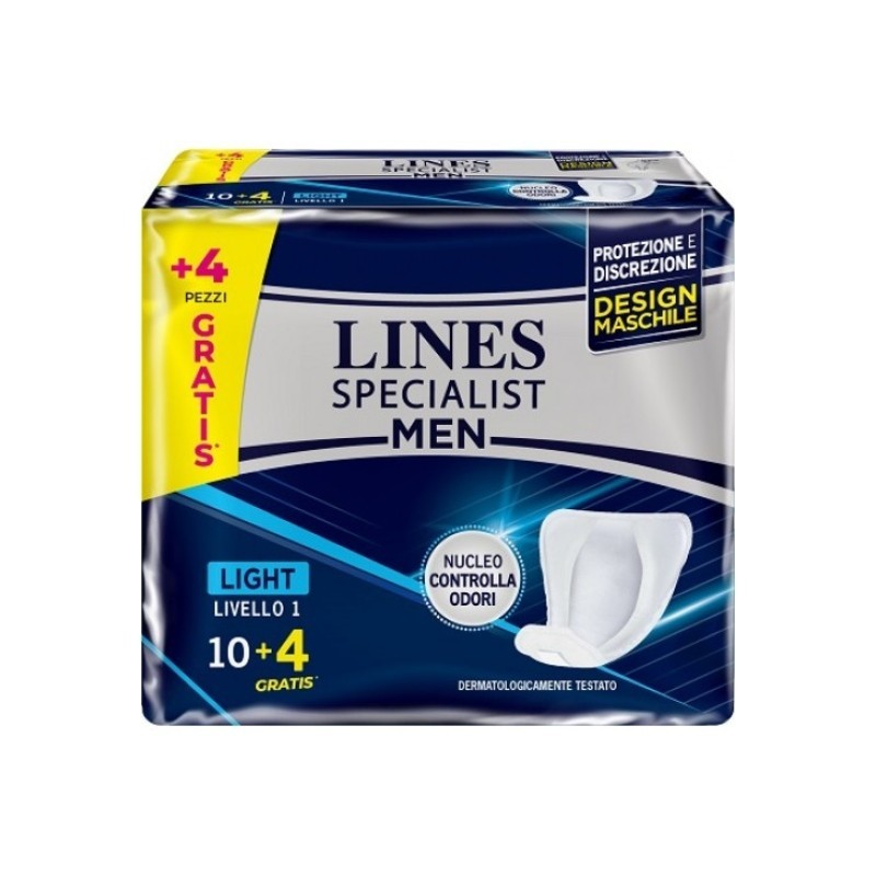 Lines Specialist Man Assorbenti maschili per incontinenza Livello