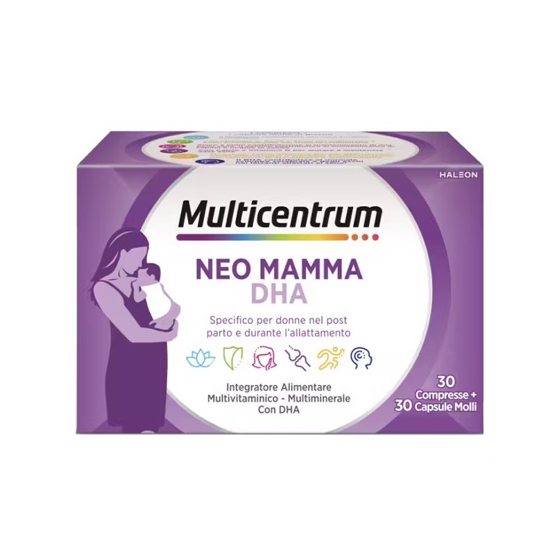 Multicentrum - Neo Mamma Dha 30 Compresse + 30 Capsule Molli