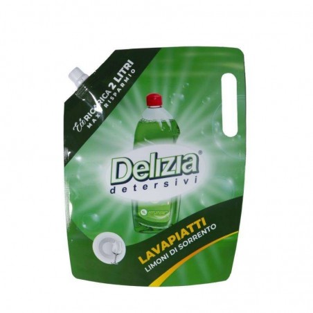 DELIZIA - Limone - sapone per piatti 2 l Ecoricarica