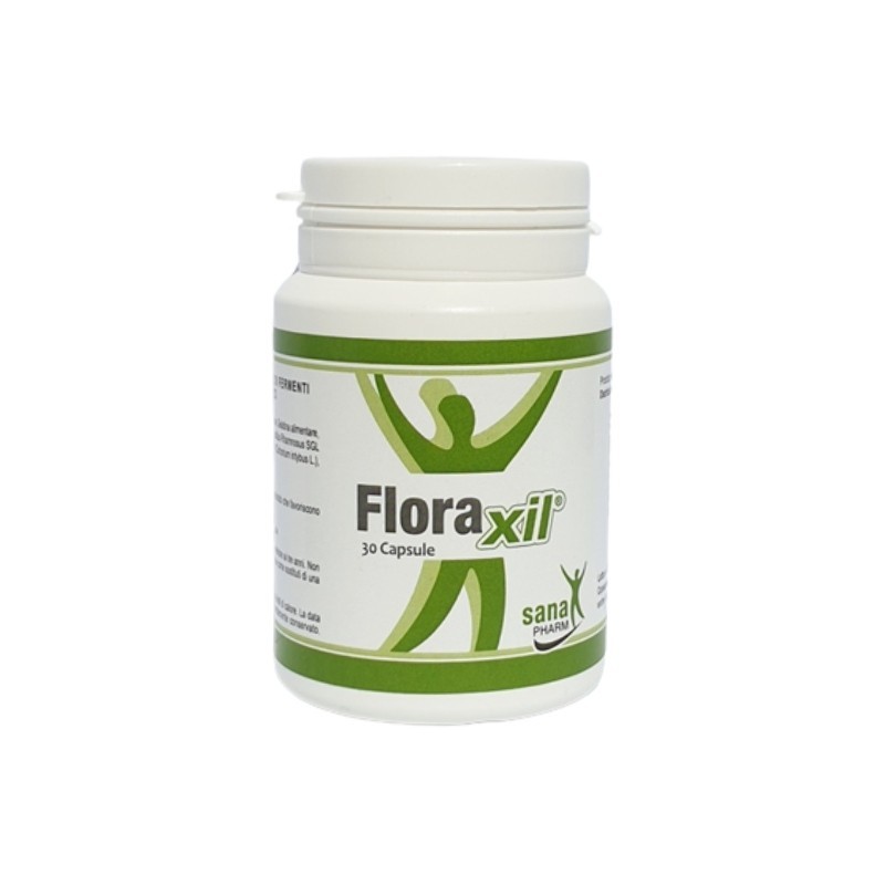 ORIGINI NATURALI - Floraxil 30 Capsule - Integratore Di Prebiotici E Probiotici