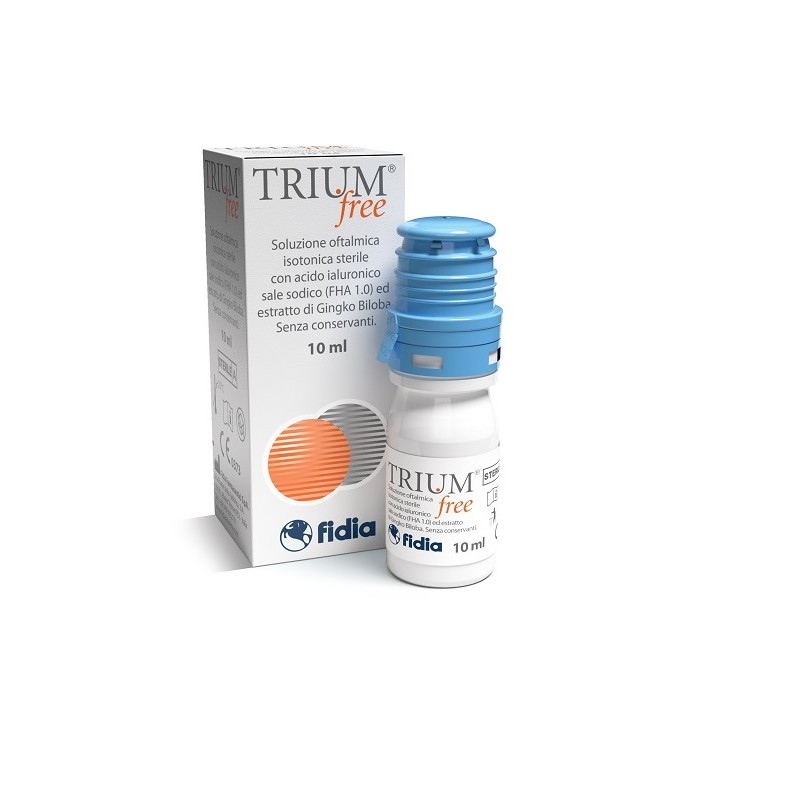 Trium Free 10 Ml Collirio Con Acido Ialuronico E Ginkgo Biloba