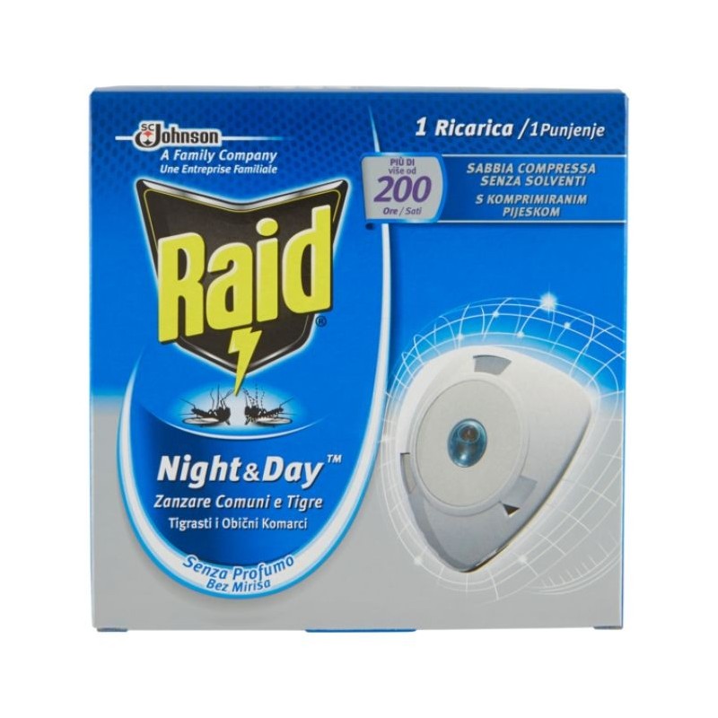 RAID - night & day - 1 ricarica per la protezione contro gli insetti