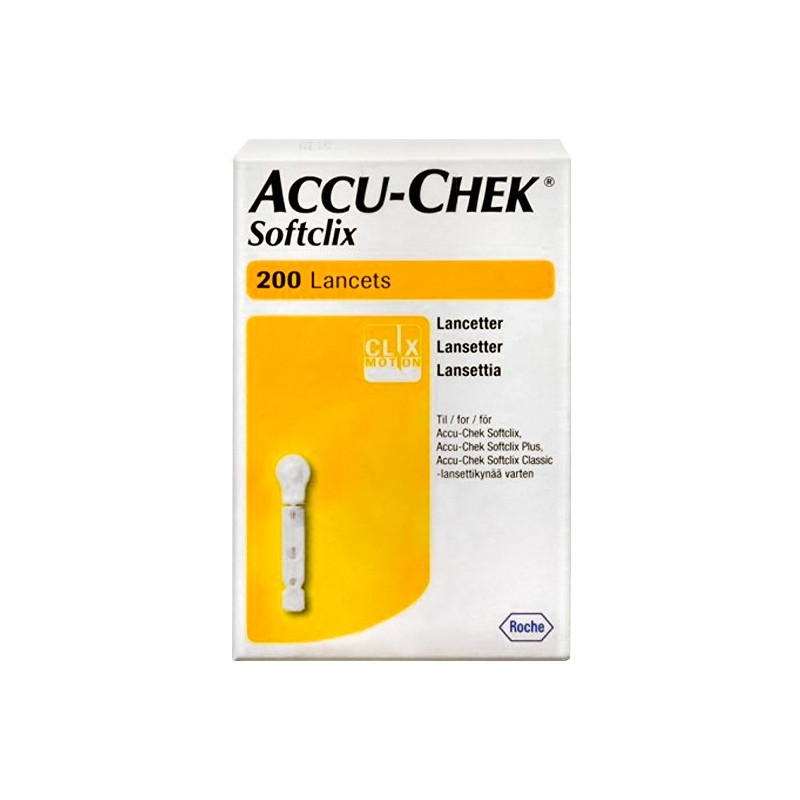 Accu-Chek 200 Lancette Pungidito Softclix Monouso Glicemia