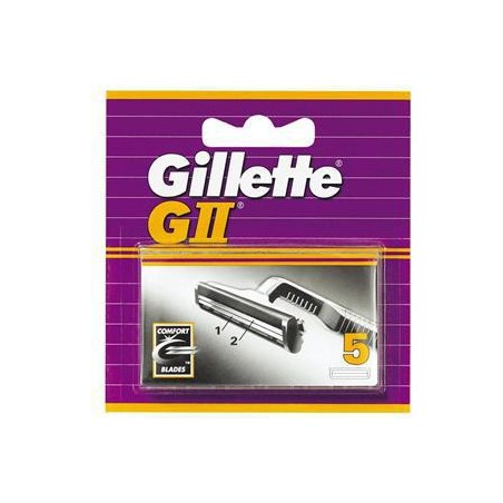 GILLETTE - Lame Di Ricambio Per Rasoio Gii 1 Confezione Da 5 Lamette