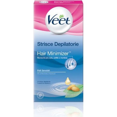 VEET - Strisce Depilatorie Per Pelli Sensibili - Confezione Da 20