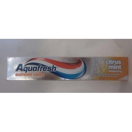 Aquafresh - Dentifricio Denti Sbiancante Extreme Clean Whitening Gusto  Citrus Mint 75 Ml Citrus Mint